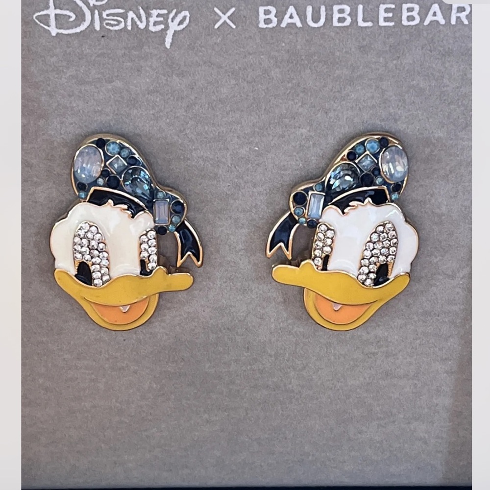 Disney x Baublebar Donald Duck Earrings NIB